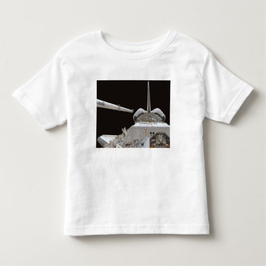 Space Shuttle-laadbay van Discovery Kinder Shirts (Voorkant)