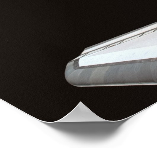 Space Shuttle-laadbay van Discovery Poster (Hoek)