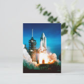 SPACE SHUTTLE LAUNCH BRIEFKAART (Staand voorkant)