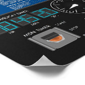 Space Shuttle Main Panel Poster (Hoek)