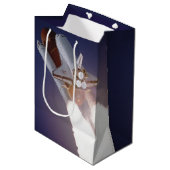 Space Shuttle Medium Cadeauzakje (Voorkant Gekanteld)