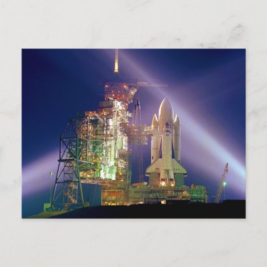 Space Shuttle Mission STS-1 Launch Pad A Briefkaart (Voorkant)