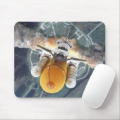Space Shuttle Mousepad Muismat (Met muis)