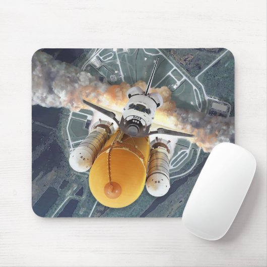 Space Shuttle Mousepad Muismat (Met muis)