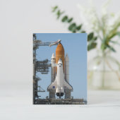 Space Shuttle op startpad Briefkaart (Staand voorkant)
