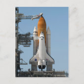 Space Shuttle op startpad Briefkaart (Voorkant)