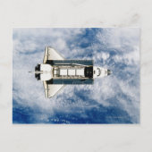 Space Shuttle Orbiting Earth 3 Briefkaart (Voorkant)