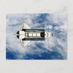 Space Shuttle Orbiting Earth 3 Briefkaart