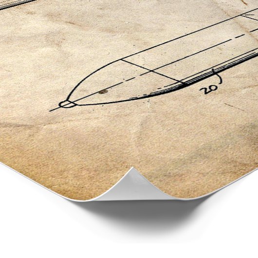 Space Shuttle-patent Poster (Hoek)