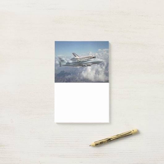 Space Shuttle Post-it® Notes (Op bureau)
