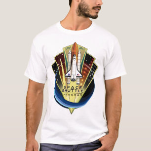 Space Shuttle Program Herdenking Patch T-shirt