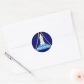 SPACE SHUTTLE RONDE STICKER (Envelop)