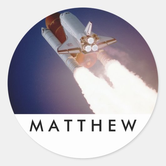 Space Shuttle Stickers (Voorkant)
