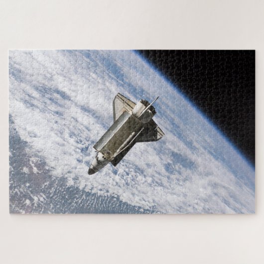 Space Shuttle STS115 Atlantis losgekoppeld ISS 200 Legpuzzel (Horizontaal)