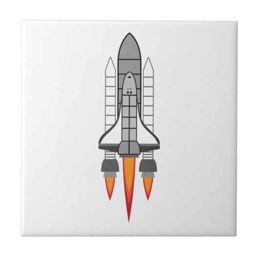 Space Shuttle Tegeltje (Voorkant)