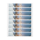 Space Shuttle waterlancering Adreslabel Wikkel (Vel)
