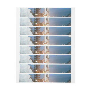 Space Shuttle waterlancering Adreslabel Wikkel