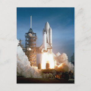Space Shuttle waterlancering Briefkaart