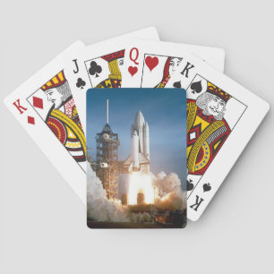 Space Shuttle waterlancering Pokerkaarten