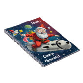 Space Sinterklaas gepersonaliseerd Notitieboek (Rechterzijde)