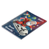 Space Sinterklaas gepersonaliseerd Notitieboek (Linkerzijde)