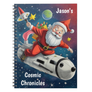 Space Sinterklaas gepersonaliseerd Notitieboek