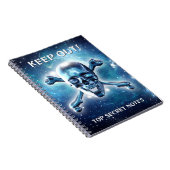 Space skull. Customized Notitieboek (Rechterzijde)