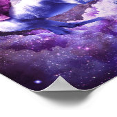 Space Sloth Riding On Unicorn Poster (Hoek)