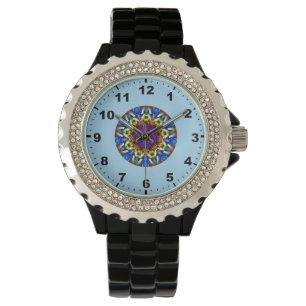 ~ Space Star Fractal ~ Horloge