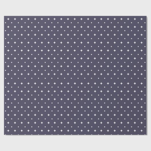 Space Star Pattern & Galaxy Cosmic  Cadeaupapier (Vlak)