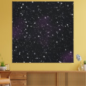 Space Stars Galaxy Nebula Wall Art Print (Insitu (Woonkamer))