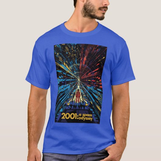 Space Station 2001 Art Design girl T-shirt (Voorkant)