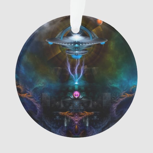 Space Station Ansarious Acryllic Ornament (voorkant)