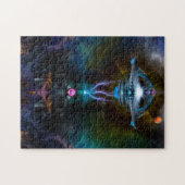 Space Station Ansarious Fractal Art Legpuzzel (Horizontaal)