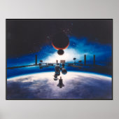 Space Station Freedom Poster (Voorkant)
