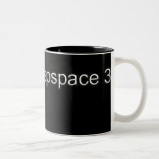Space_Station_logo Tweekleurige Koffiemok