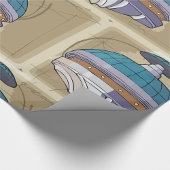 Space Station Sketch Cadeaupapier