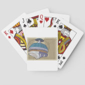 Space Station Sketch Pokerkaarten (Achterkant)