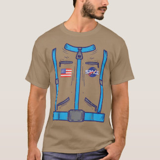 Space Suit Astronaut Cosmos Halloween Costume Men T-shirt
