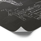 Space Suit Heat Exchanger 1967 Patent Chalkboard Poster (Hoek)