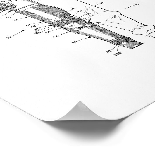 Space Suit Patent Poster (Hoek)