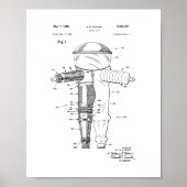 Space Suit Patent Poster (Voorkant)