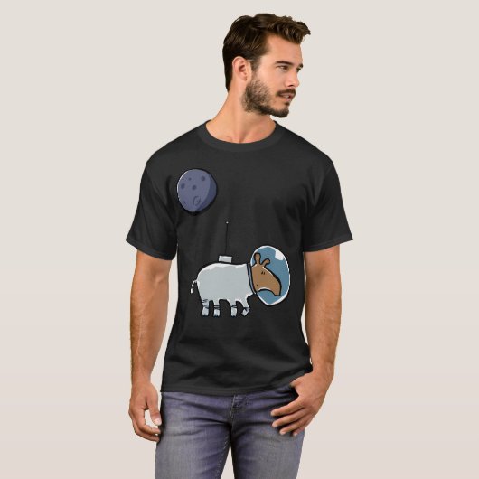 Space Tapir T-shirt (Voorkant volledig)