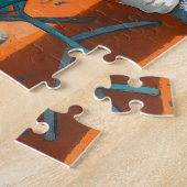 Space Tea Party Bold en mooie puzzel (Zijkant)