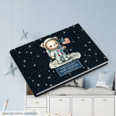 Space Teddy Bear Astronaut Boy Baby shower Inlogge Gastenboek
