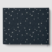 Space Teddy Bear Baby Boy Shower Guest Journal Gastenboek (Achterkant)