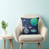 Space theme for children's room. kussen (Stoel)