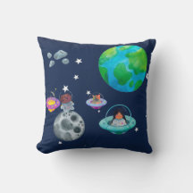 Space theme for children's room.