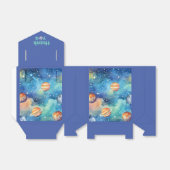 Space Theme Galaxy Planets Waterverf Dank u Bedankdoosjes (Uitgevouwen)