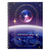 Space Theme Pathis Orb Notebook Journal Notitieboek (Voorkant)